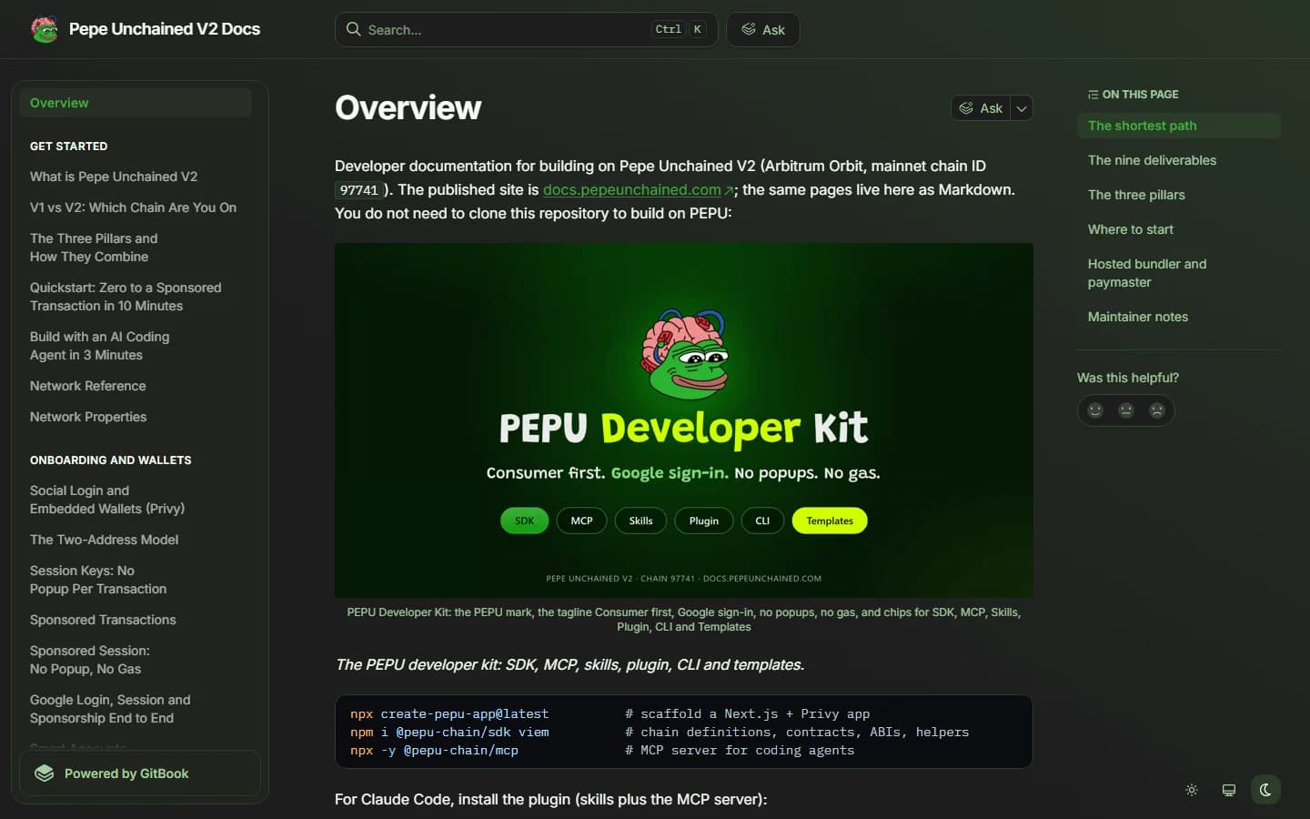 Pepe Unchained V2 developer docs